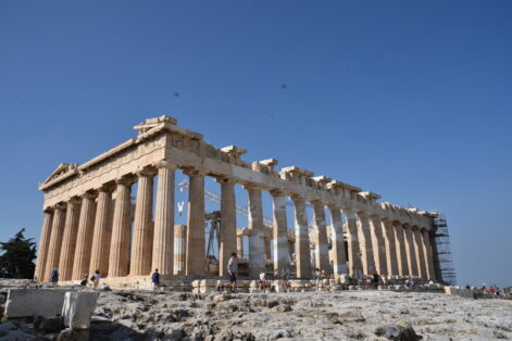 The Acropolis in Athens, Greece