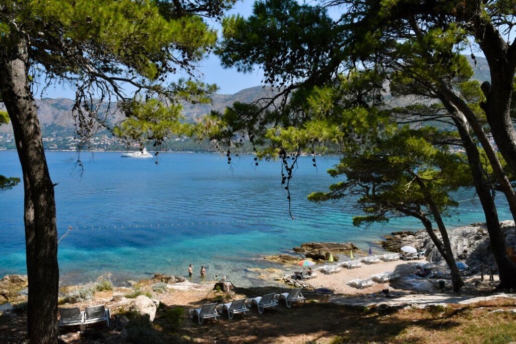 Cavtat, Croatia beach