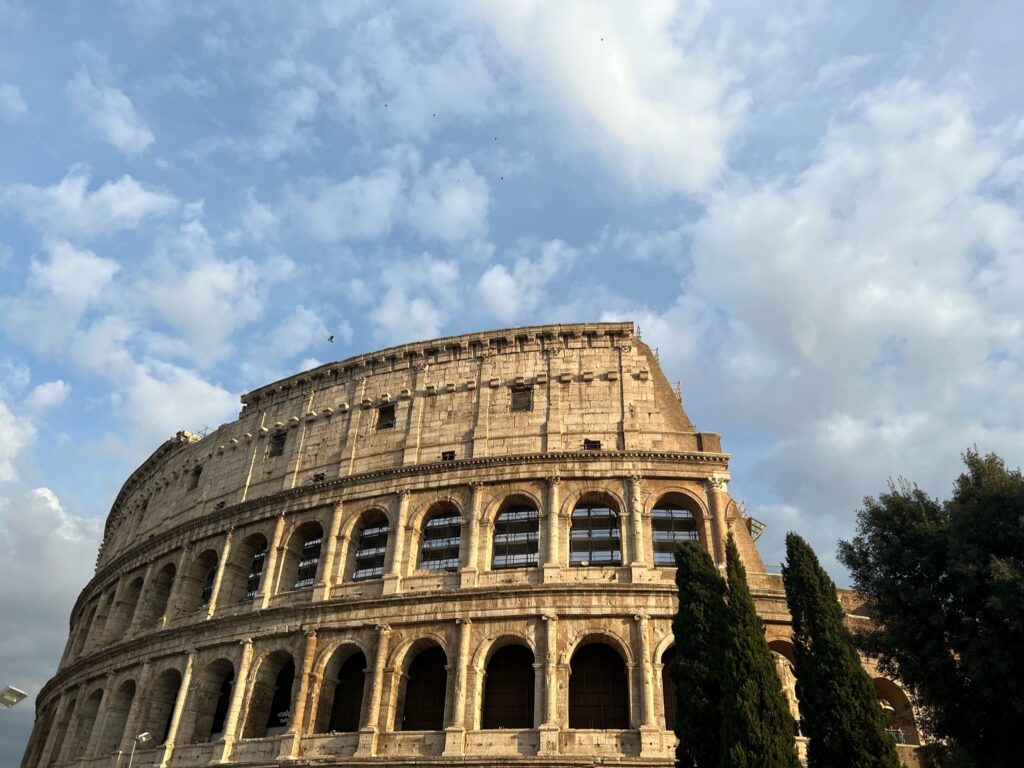Roman Colosseum. How to get a passport.