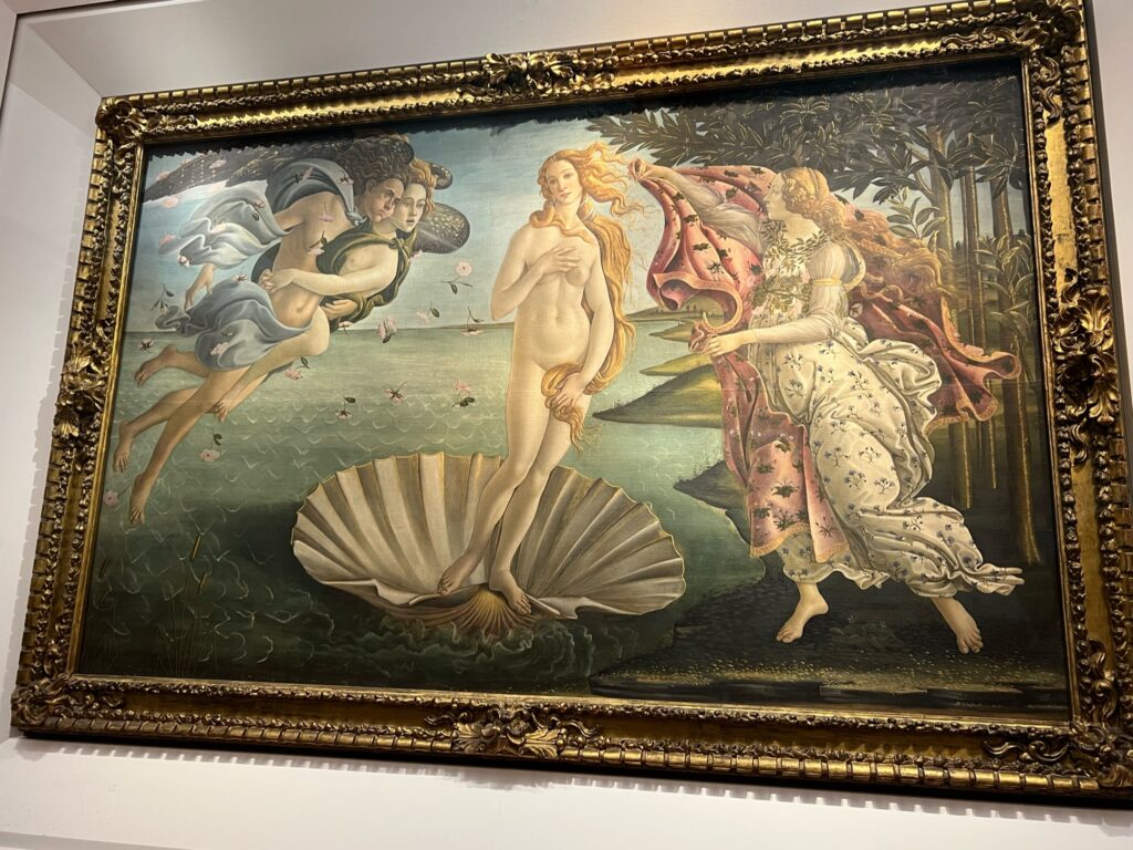 The Birth of Venus painting. Florence Italy day trip.