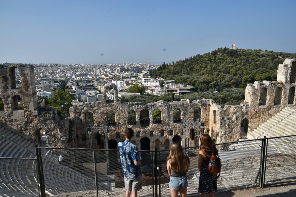 Athens Ampitheater Greece vacation