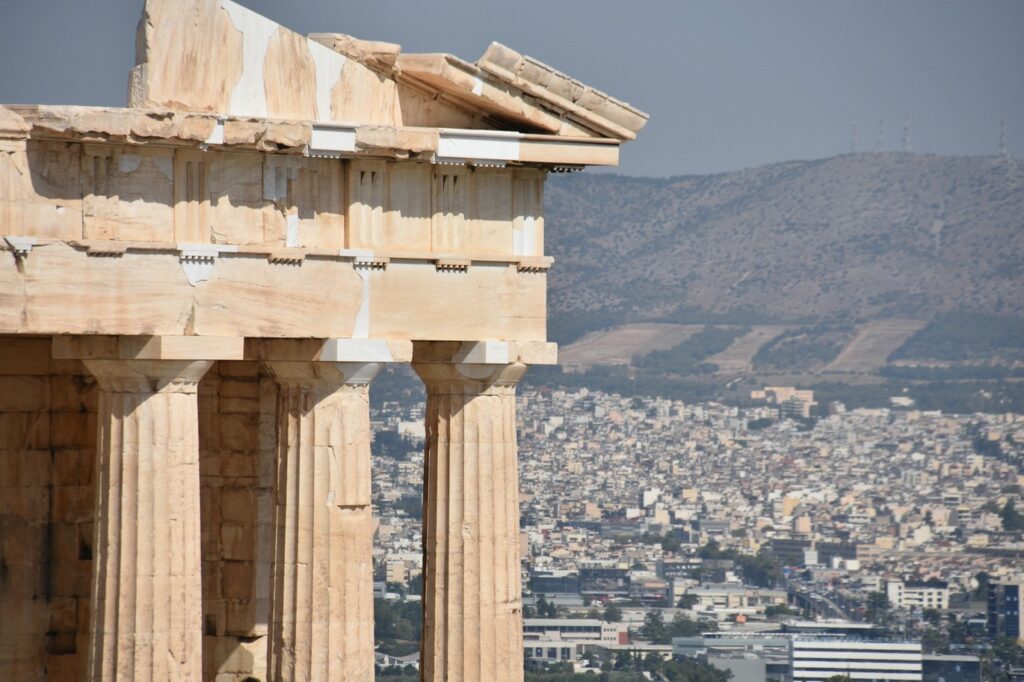 View of Athens from the Acropolis