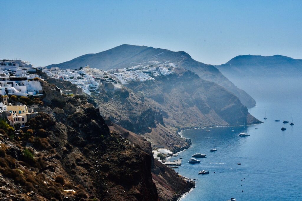 Santorini, Greece. Views from Santorini. 