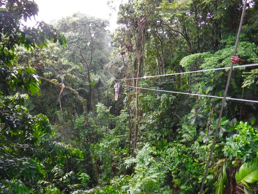 Zipline tour in Costa Rica