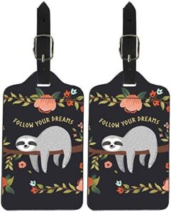 funny luggage tags with sloths. luggage tags funny